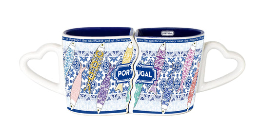 Caneca Duplo Cerâmica 26*9cm - Portugal - HR-012-5