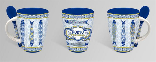 Caneca em Cerâmica 11cm - Porto - GY2001-11