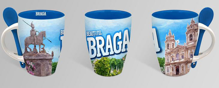 Caneca em Cerâmica 7cm - Braga - GY2002-18