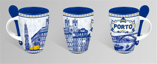 Caneca em Cerâmica 7cm - Porto - GY2002-7