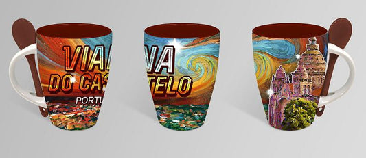 Caneca em Cerâmica 7cm - Viana do Castelo - GY2002-26