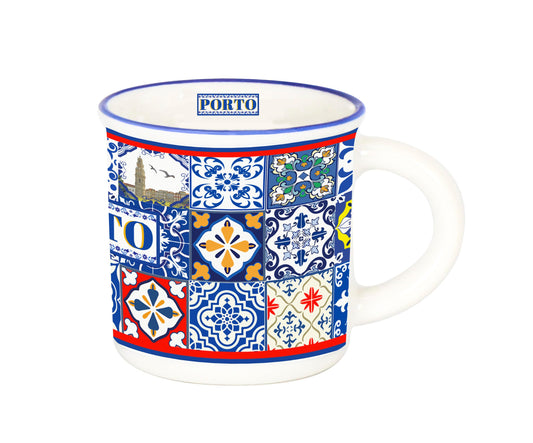 Caneca em Porcelana 6.5cm - Porto - HR-005-4