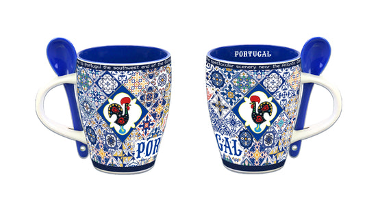 Caneca Porcelana 11cm - Portugal - HR-002-2