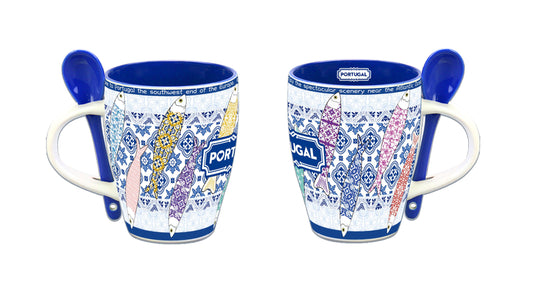Caneca Porcelana 11cm - Portugal - HR-002-5