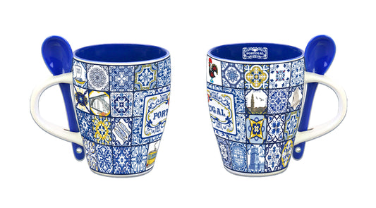 Caneca Porcelana 7cm - Portugal - HR-003-1
