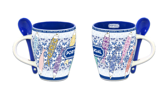 Caneca Porcelana 7cm - Portugal - HR-003-5
