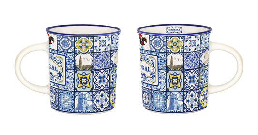 Caneca Porcelana 9.5cm - Portugal - HR-004-1