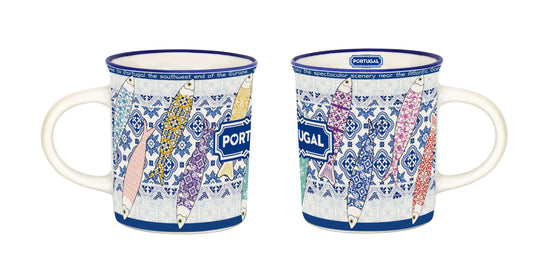 Caneca Porcelana 9.5cm - Portugal - HR-004-5