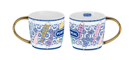 Caneca Porcelana 9.5cm - Portugal - HR-008-5