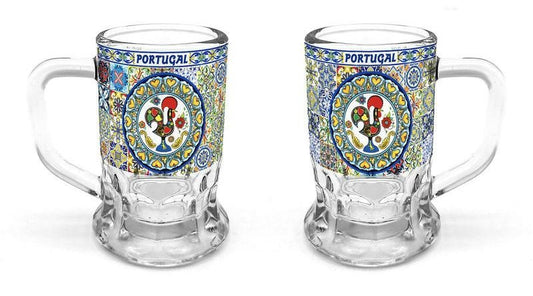Caneca Vidro 6cm - Portugal - PT16103-11