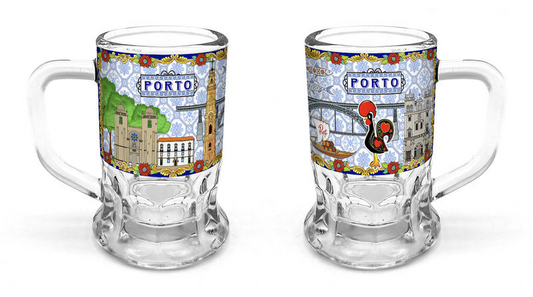 Caneca Vidro 6cm - Porto 1