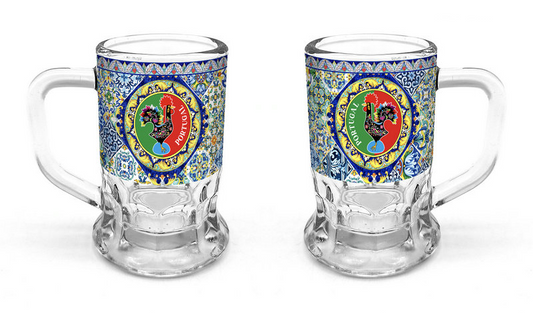 Caneca Vidro 6cm - Portugal - PT16103-13