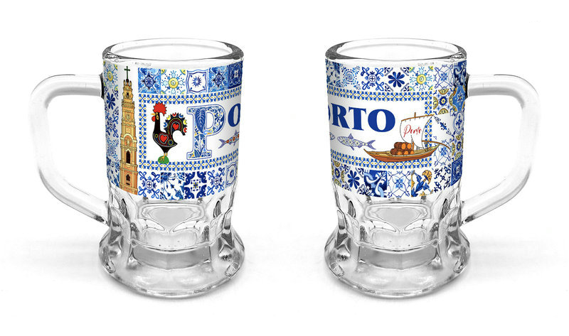 Caneca Vidro 6cm - Porto