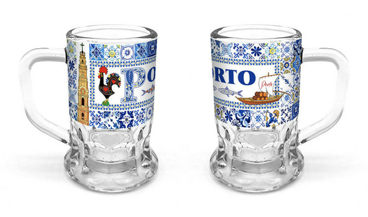 Caneca Vidro 6cm - Porto