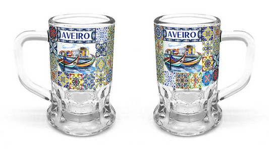 Caneca Vidro 6cm - Aveiro