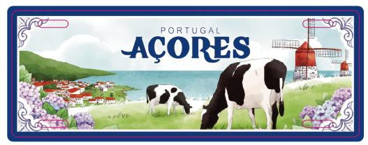 Chapa de Matricula 12*33cm - Açores - GY3001-38