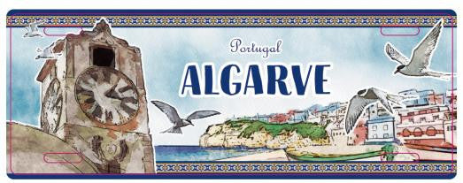 Chapa de Matricula 12*33cm - Algarve - GY3001-49