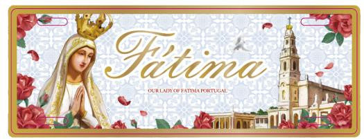 Chapa de Matricula 12*33cm - Fátima - GY3001-44
