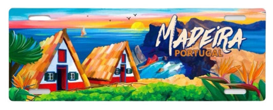 Chapa de Matricula 12*33cm - Madeira - GY3001-24