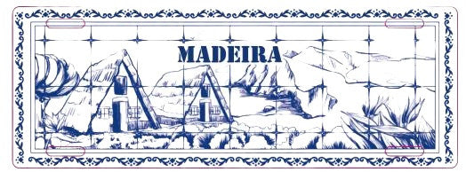 Chapa de Matricula 12*33cm - Madeira - GY3001-42
