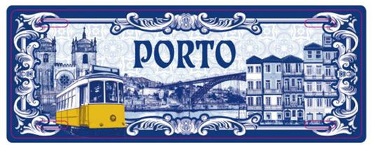 Chapa de Matricula 12*33cm - Porto - GY3001-37