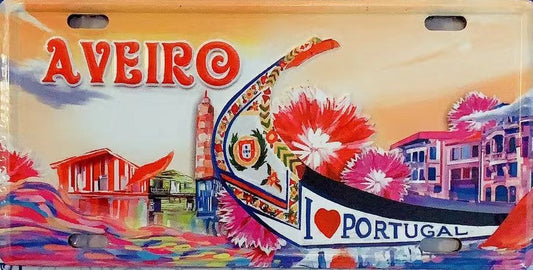 Chapa Matricula 12*33cm - Aveiro - GY3001-25