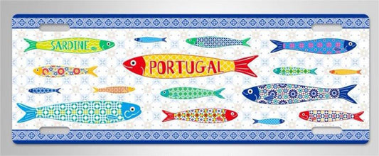 Chapa Matricula 12*33cm - Portugal - GY3001-12