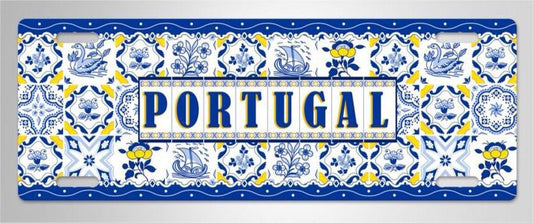 Chapa Matricula 12*33cm - Portugal - GY3001-13
