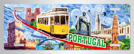 Chapa Matricula 12*33cm - Portugal - GY3001-14
