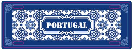 Chapa Matricula 12*33cm - Portugal - GY3001-32
