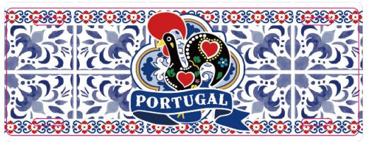 Chapa Matricula 12*33cm - Portugal - GY3001-33