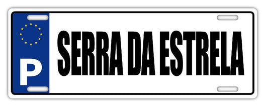 Chapa de Matricula 12x33cm - Serra da Estrela