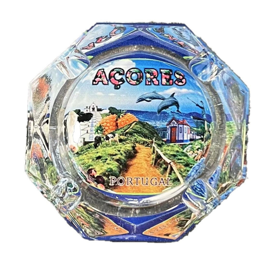 Cinzeiro Cristal 6cm - Açores - PT-LS262