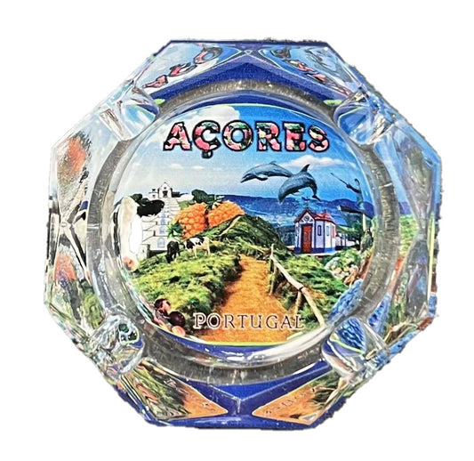 Cinzeiro Cristal 6cm - Açores - PT-LS262