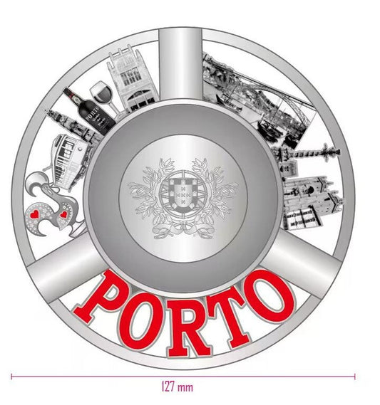 Cinzeiro Metal ???? - Porto - SY-1147-3
