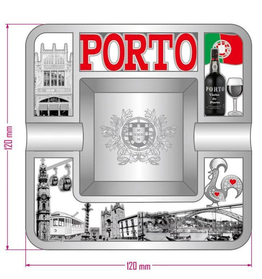 Cinzeiro Metal - Porto - SY-1147-6