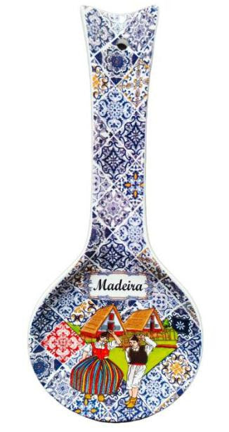 Colher de Cerâmica 26cm - Madeira - 37045-14