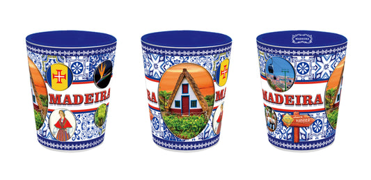 Copo de Porcelana 6.5cm - Madeira - HR-006-3