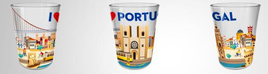 Copo de Shot 2 em 1 - Portugal - GY2005-3