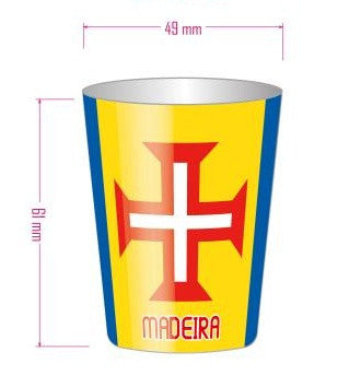 Copo de Vidro  - Madeira - SY-4044-5