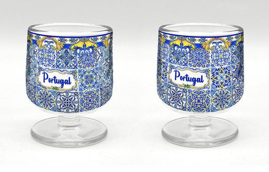 Copo Vidro 6cm - Portugal - 24003-21