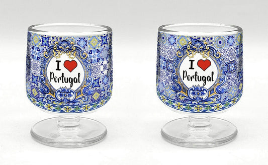 Copo Vidro 6cm - Portugal - 24003-23