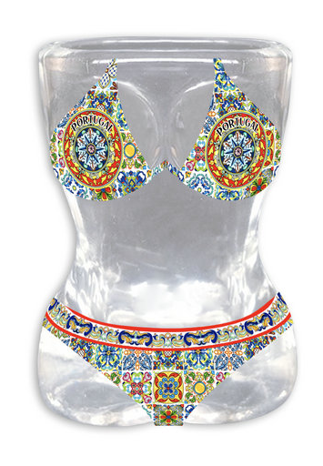 Copo Vidro Biquini 6cm - Portugal - 24007-3
