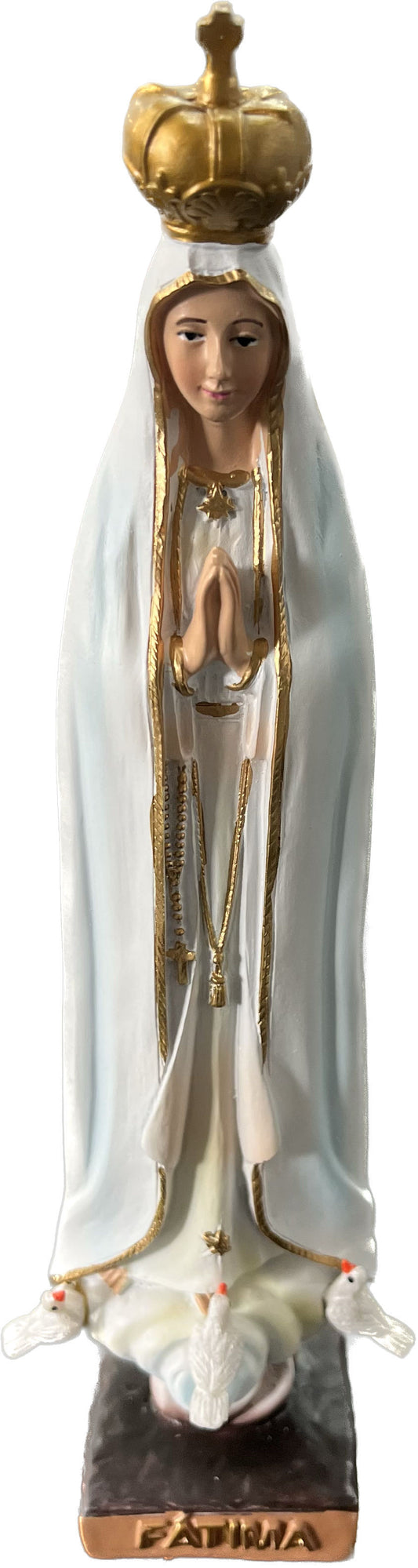 Escultura de Fátima Impressao 3D 20cm - Fátima - 12200-1