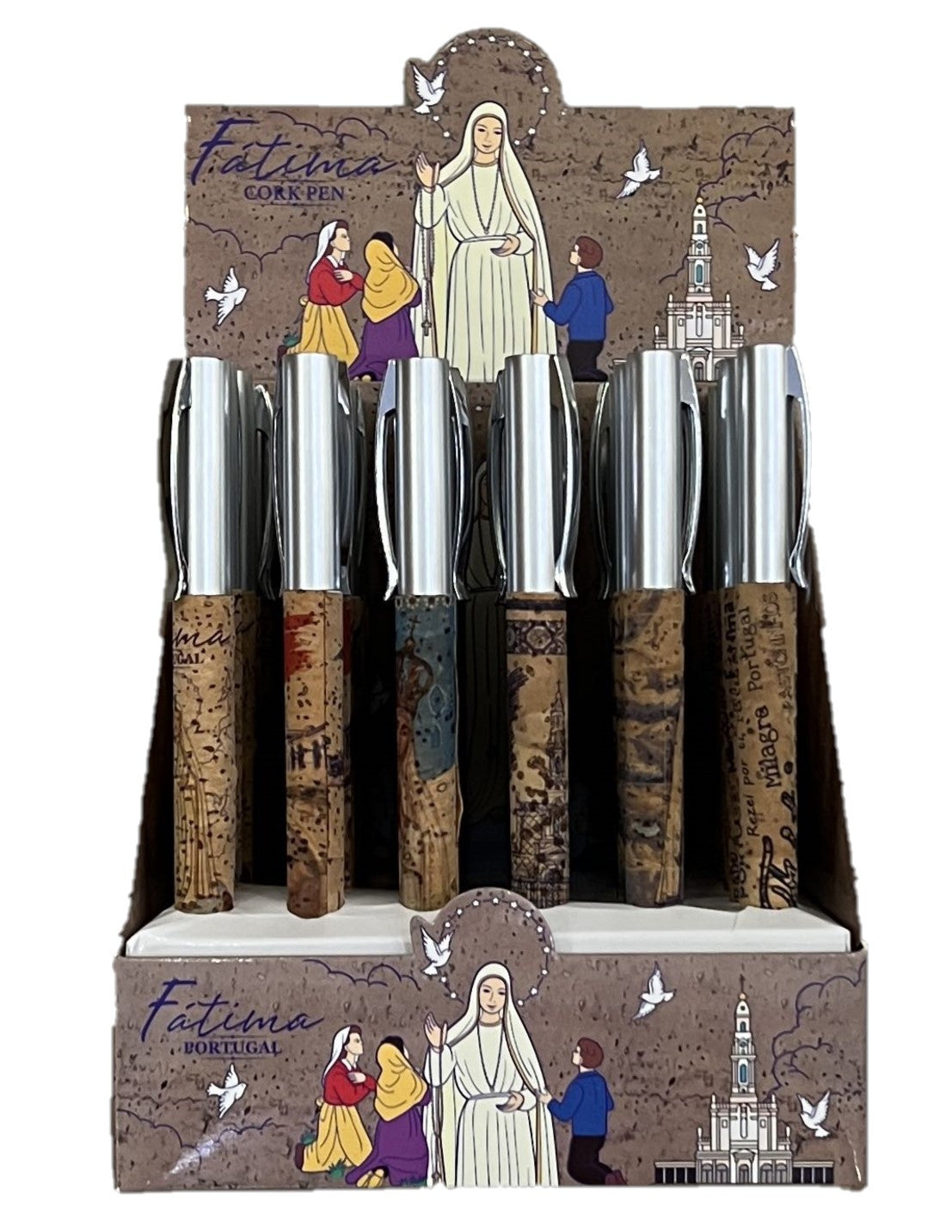 Esferográfica em Cortiça - Fátima - 33409