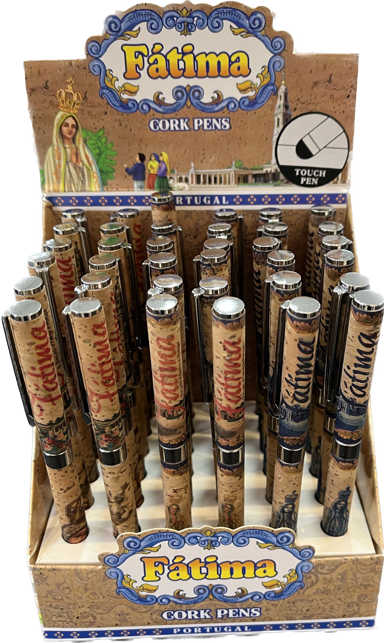 Esferográfica em Cortiça - Fátima - GY1016-3