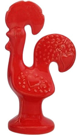 Galo Cerâmica 5cm - Portugal - DK117-R