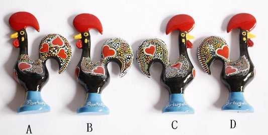 Galo Resina 4" 10cm - Portugal - PT-YF36323