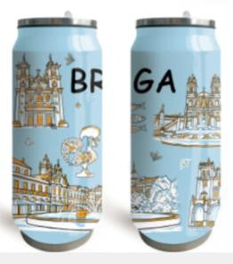 Garrafa em Inox 500ml - Braga - 37048-14