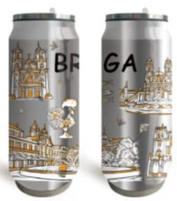 Garrafa em Inox 500ml - Braga - 37048-15